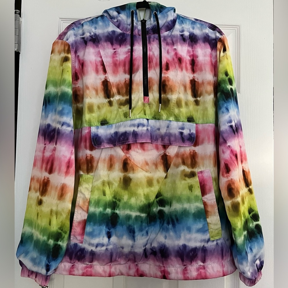 Tie Dye Adjustable Windbreaker